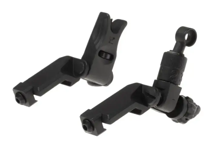 Offset Flip-Up Sights Type B – Black
