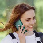 SILICONE RING vāks iPhone 16 Plus green — Foto 6