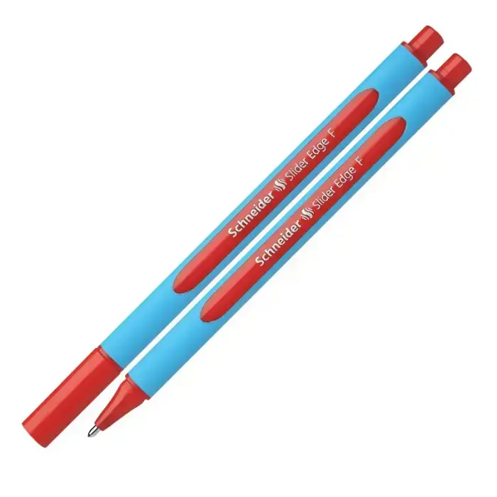 Ballpoint pen SCHNEIDER SLIDER EDGE 0.5mm, blue body, red ink