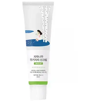 ROUND LAB Birch Juice Moisture Mild-Up saules aizsargkrēms SPF 50+ 50ml