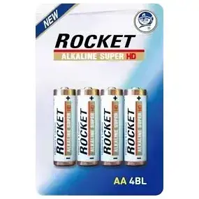 Rocket LR6HD-4BB (AA) Super HD šarminės baterijos, 4 vnt.