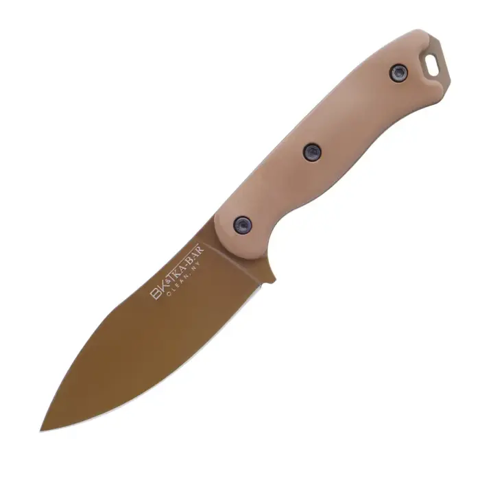 Ka-Bar ellujäämisnuga Becker Nessmuk – 1095 Cro-Van – Desert Tan – BK19