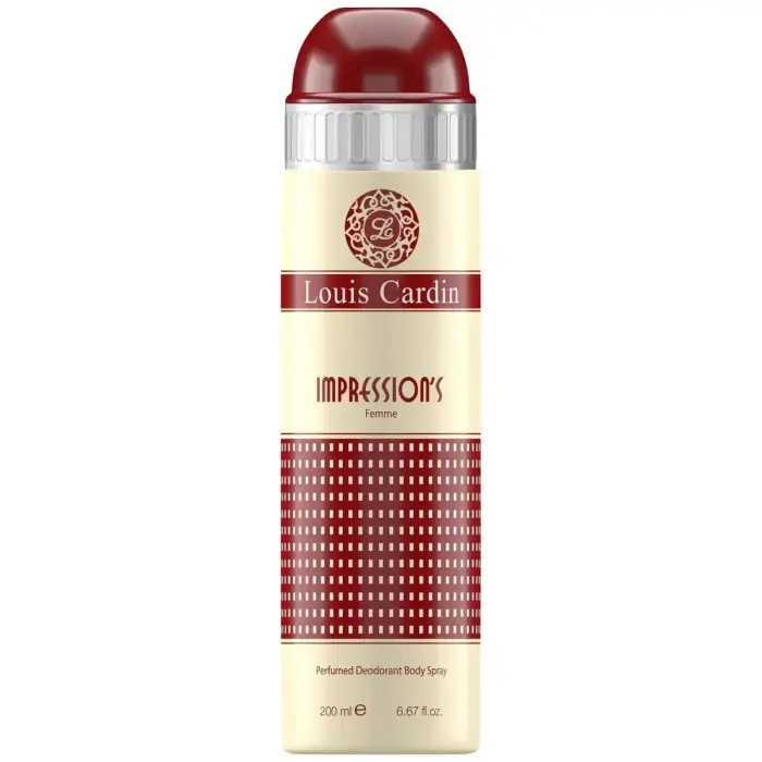 Louis Cardin, Impression’s, Dezodorantas purškiklis, Moterims, 200 ml