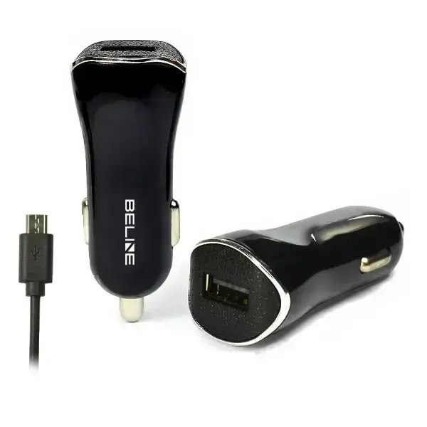 Автомобильное зарядное устройство Beline | 5W | USB-A, Micro USB | черный
