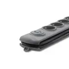 Qoltec Surge protector | 8 sockets | 3m | Grey — Photo 6