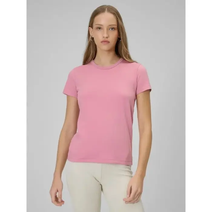 Women's slim plain T-shirt 4F 4FRAW25TTSHF3623-56S - Size: L