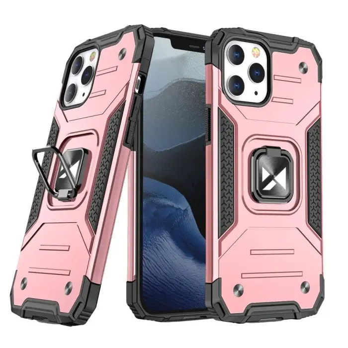 Wozinsky Ring Armor vāks iPhone 13 Pro Max - Rozā