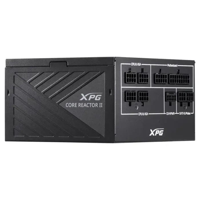 XPG COREREACTOR II 1000W 24-pin ATX barošanas bloks – melns