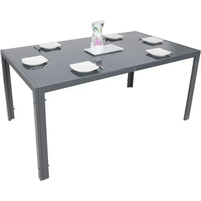 SASKA GARDEN aialaud 150x90x73 cm – tumehall