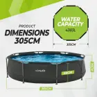 VIRTUFIT ROUND POOL 305 CM WITH FILTER PUMP — Foto 4
