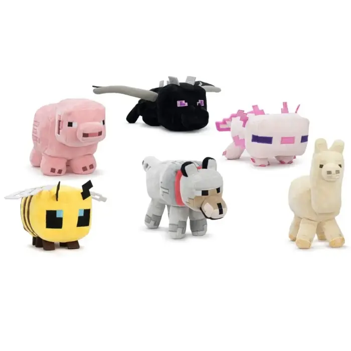 Minecraft dažādos variantos plīša rotaļlieta 30cm