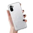 Crystal Glitter Case for Xiaomi Redmi Note 10/Note 10S/Poco M5S Silver — Photo 1