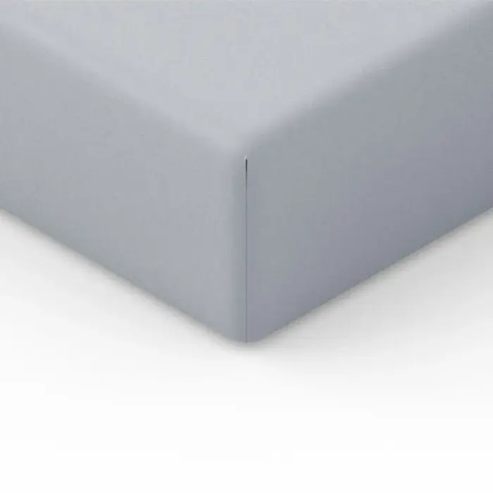 Jersey Fitted Sheet 140x200 cm, Grey