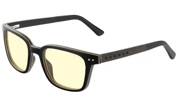 GUNNAR kontori/mängu prillid MUIR EBONY * merevaiguläätsed * BLF 65 * GUNNAR focus