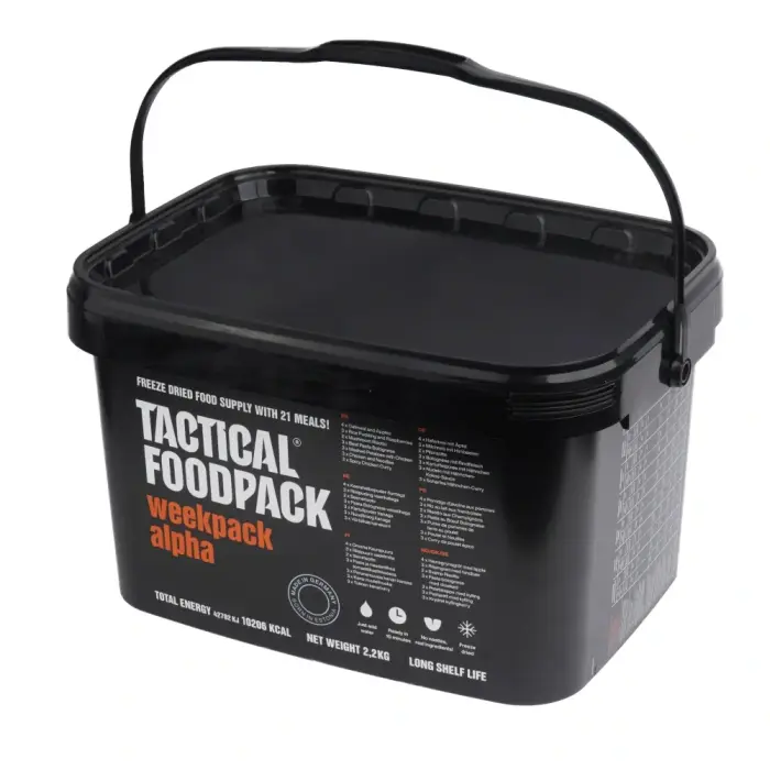 Набор сублимированных блюд Tactical Foodpack Weekpack Alpha, 10 206 ккал, C0001