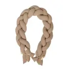 Cot Bumper Braided Muslin Beige 200cm — Photo 1