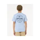 RIP CURL Staple Tee - Boy Blue — Photo 5