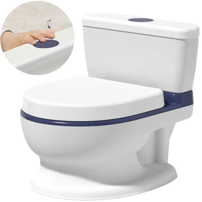 Kids Potty with Melody RK-290 White/Blue