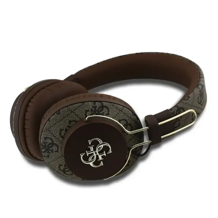 Guess PU 4G Metal Logo ENC juhtmevabad kõrvaklapid – pruunid