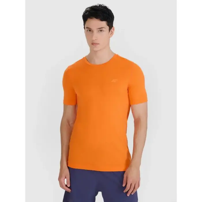 Men's quick-drying running shirt 4F 4FWSS25TFTSM1262-70S - Size: S/M