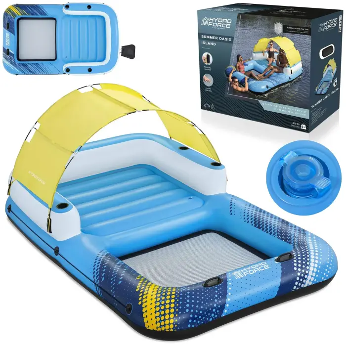 Bestway 43645 Summer Oasis peldošā sala 4 personām ar jumtiņu