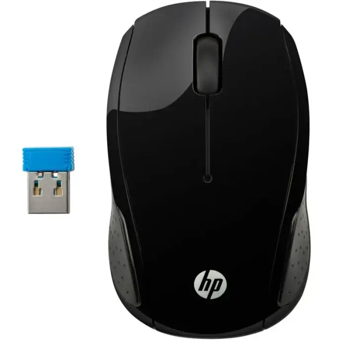 HP Wireless Mouse 200 bezvadu pele – melna X6W31AA