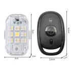 Wireless 7-colour led strobe light with 2 remote controls (warning lights) — Photo 4