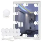 Led dressing table mirror lights make-up set 10pcs — Photo 1