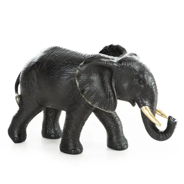Eurofirany dekoratiivne figuur Oli 02 Elevant must 30x11x18 cm