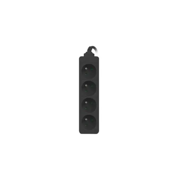 Lanberg PS0-04E-0100-IEC-BK extension cable (1m; black)