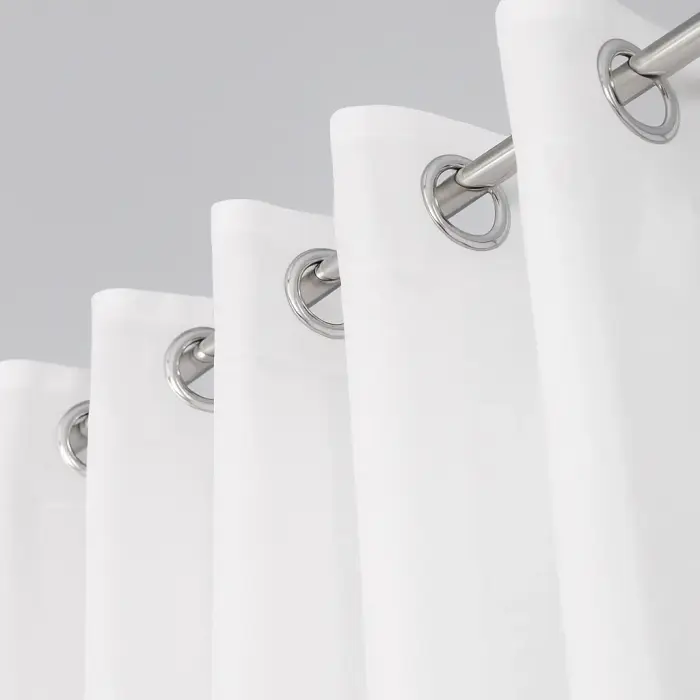 Curtain Basic 145x300 cm, white, with eyelets