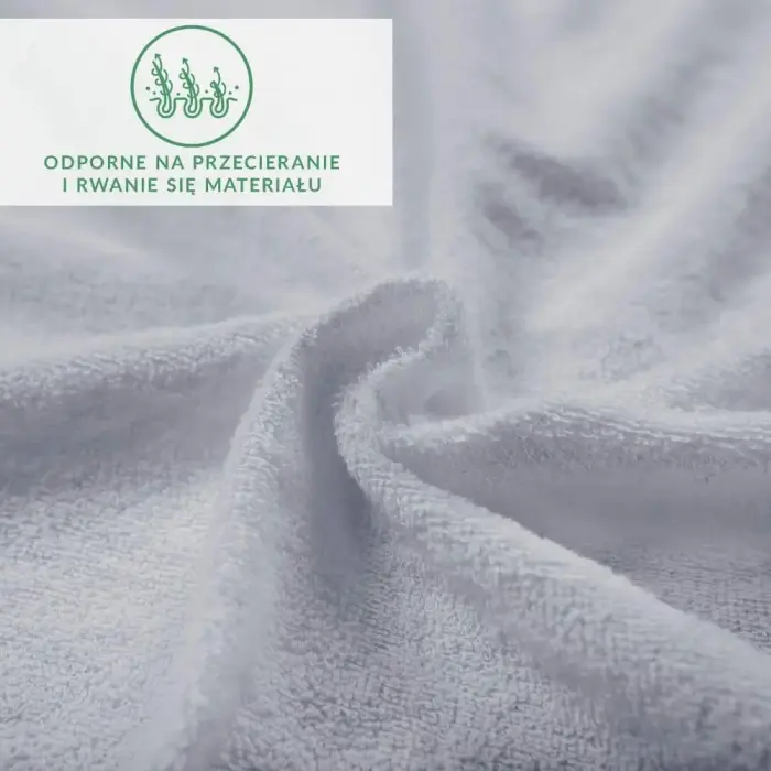 Terry fitted sheet 140x200 cm, grey 024 Premium Photo
