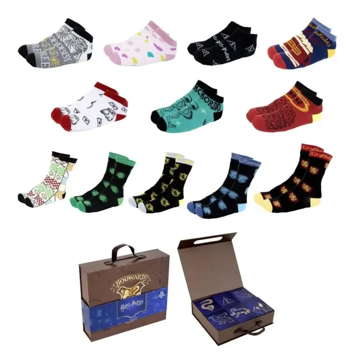 Harry Potter assorted adult 12 socks set