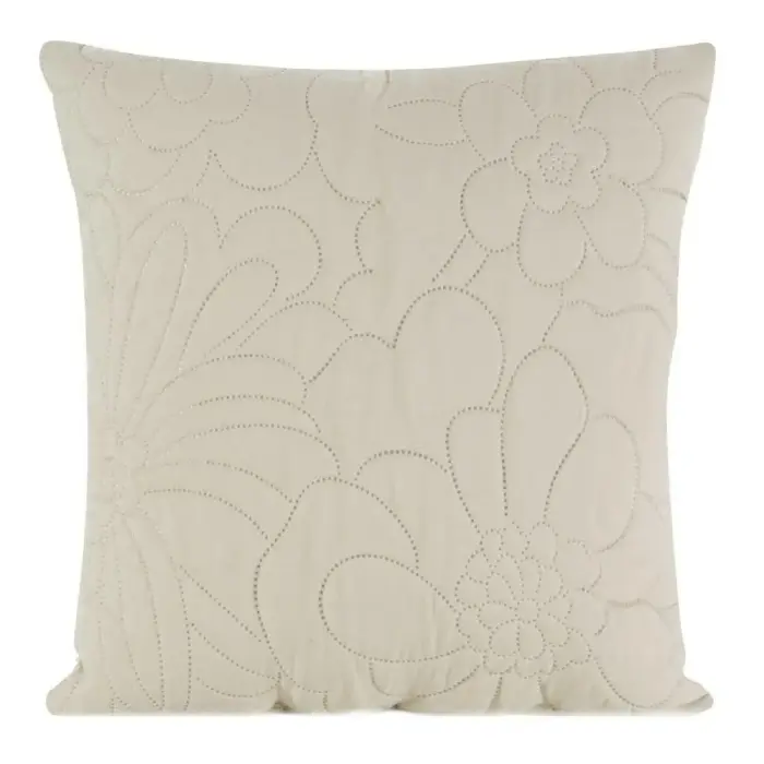 Eurofirany Alara 4 Decorative Pillowcase 40x40 cm Cream Floral