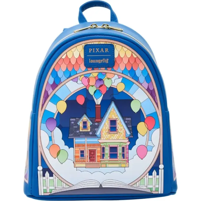 Loungefly Disney Pixar Up Stained Glass Backpack – 26 cm