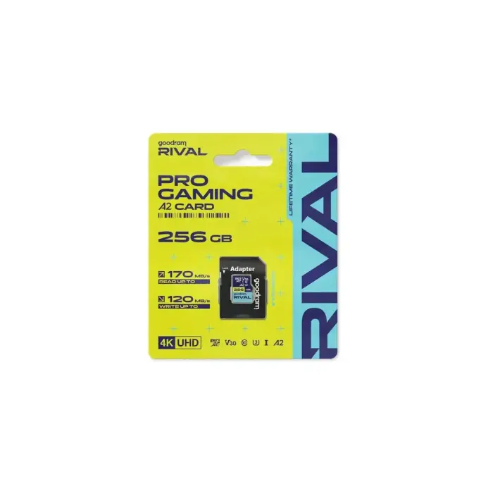 Карта памяти Goodram Rival M2AA Micro SDXC 256GB UHS-I U3 A2 V30 170/120 MB/s