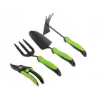 Garden tool set: pruning shears, hoe, spade, fork (4-piece set) — Photo 13