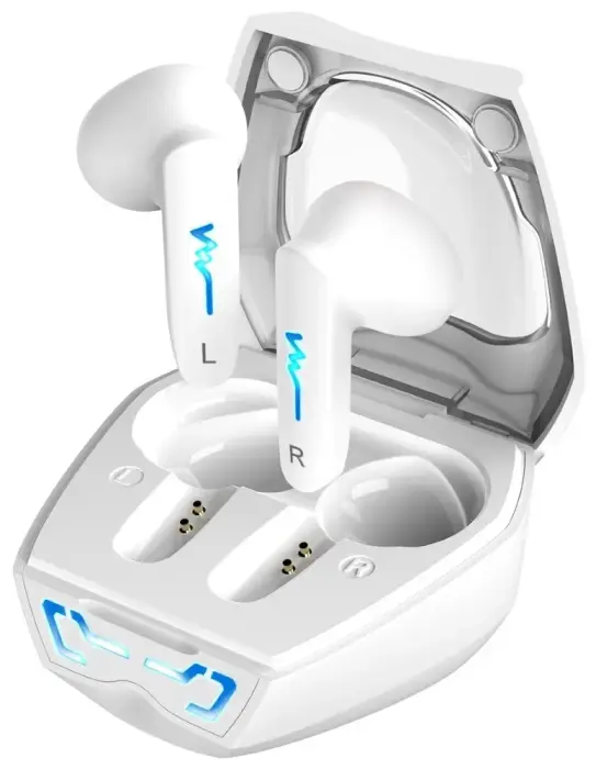 GENIUS bezvadu headset TWS HS-M920BT/ balts/ LED/ Bluetooth 5.0/ USB-C uzlāde