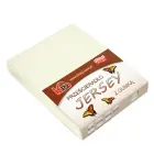 Jersey Fitted Sheet 160x200 cm, Ecru — Photo 1