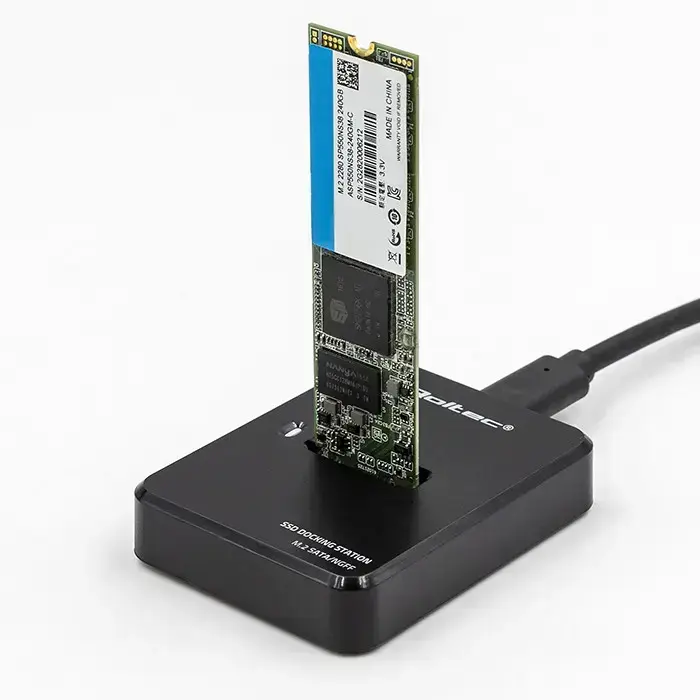 Qoltec M.2 SATA NGFF SSD Docking Station – USB 3.1