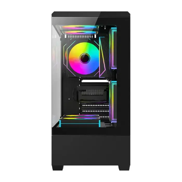 DarkFlash C365 computer case (black) + 5 fans Foto 4