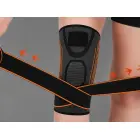 Põlveliigese stabilisaator, põlve kompressiooniside, elastne ortoos — Foto 3