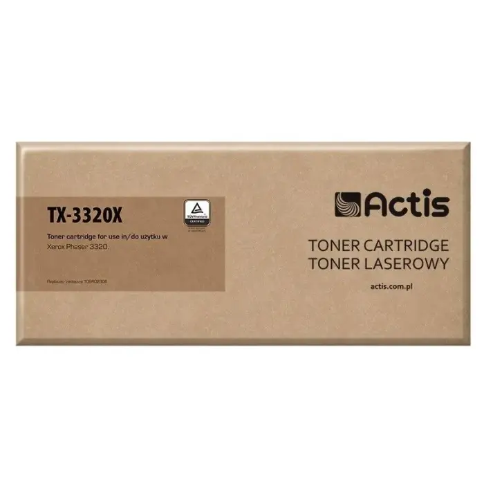 Actis TX-3320X toners (aizstāj Xerox 106R02306; Standarta; 11 000 lappuses; melns)