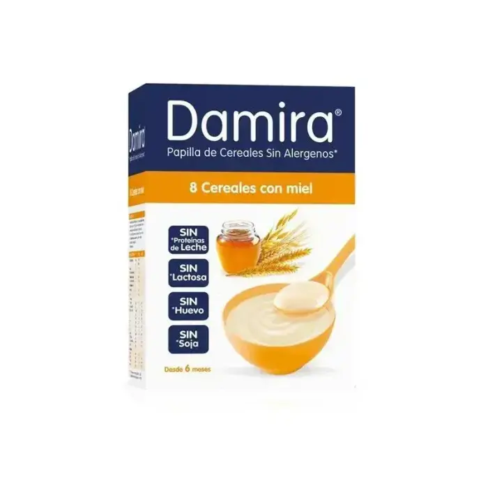 Damira 8-cereal baby cereal with honey, 600 g