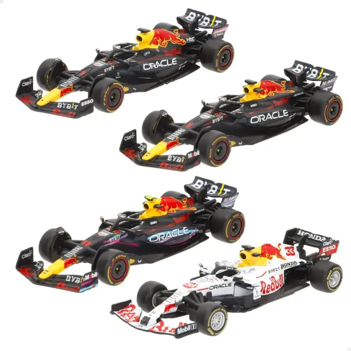 F1 Red Bull metalinis rinkinys 4 mašinos