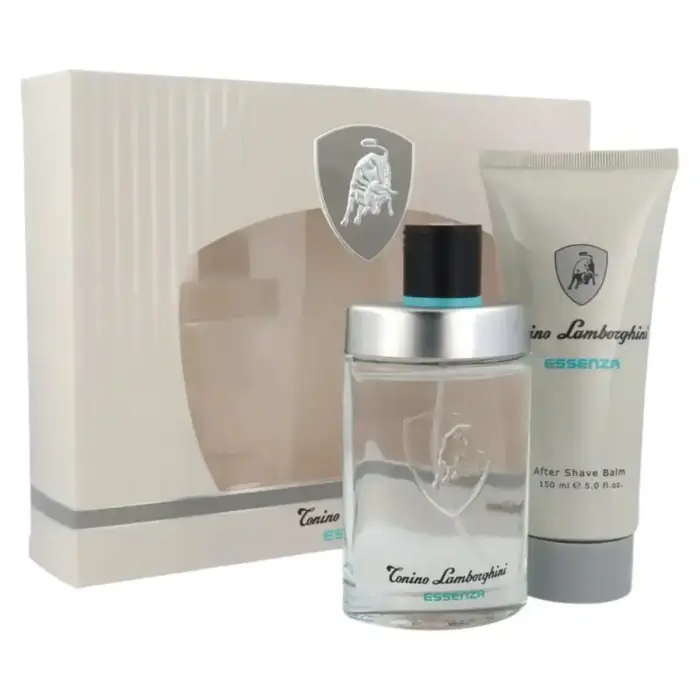 Tonino Lamborghini Essenza rinkinys vyrams: Tualetinis vanduo 75 ml + Drėkinantis balzamas po skutimosi 150 ml