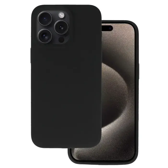 Silicone Lite Case for iPhone 16 Pro, Black
