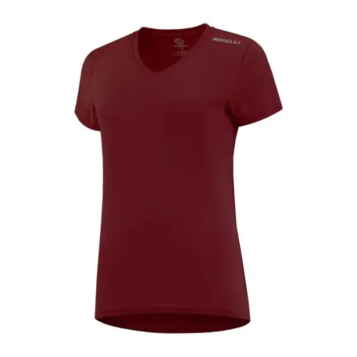 Rogelli women's t-shirt PROMO burgundy XS
