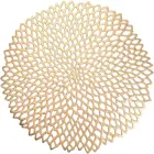 Round kitchen table mat openwork decorative table mat — Photo 1