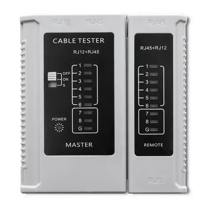 Qoltec Cable networks tester | RJ45 | RJ12 Photo